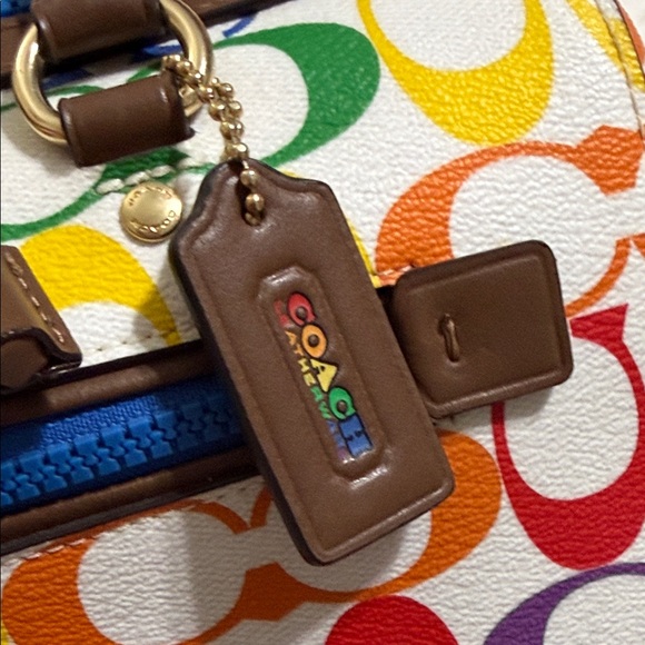 Coach Rowan Signature Canvas Satchel - Picture 10 of 15